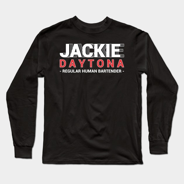 jackie daytona simple tshirt Long Sleeve T-Shirt by sunflow